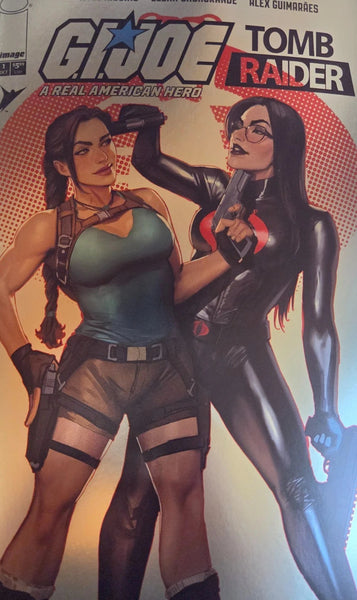 GI JOE A REAL AMERICAN HERO TOMB RAIDER #1 - COVER COLLECTION - 4 BOOKS