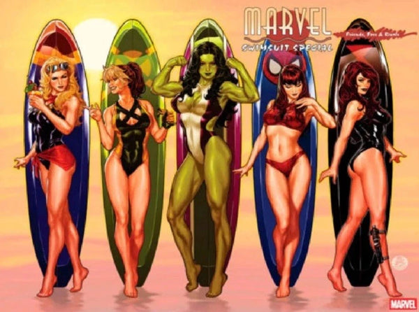 MARVEL SWIMSUIT - COVER COLLECTION - 6 BOOKS