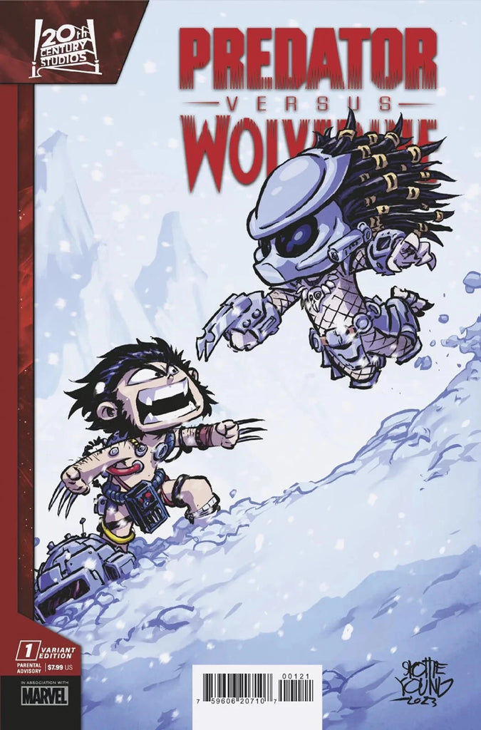 SKOTTIE YOUNG PREDATOR VARIANT COVER LOT - 2 ISSUES