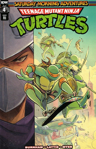 TEENAGE MUTANT NINJA TURTLES SATURDAY MORNING ADVENTURES #4 - 1:10 VARIANT