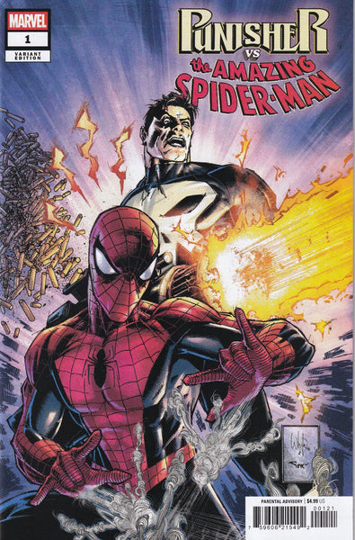 PUNISHER VS. SPIDER-MAN #1 - COVER COLLECTION - 4 BOOKS