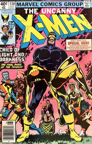 UNCANNY X-MEN #136 NEWSTAND VARIANT - MID GRADE 🔑 DARK PHOENIX SAGA