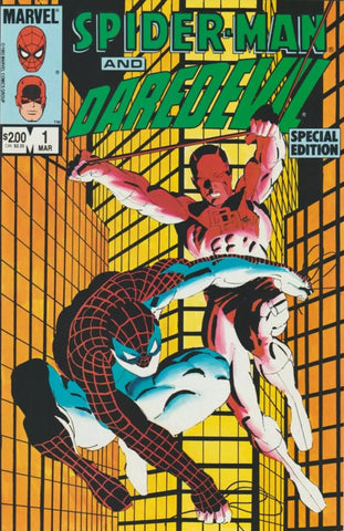 SPIDER-MAN AND DAREDEVIL SPECIAL EDITION #1 FRANK MILLER COVER