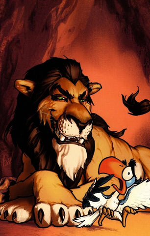 DISNEY VILLAINS SCAR #1 - 1:40 GENE HA VIRGIN VARIANT