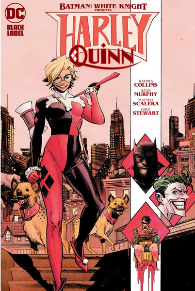 BATMAN WHITE KNIGHT PRESENTS HARLEY QUINN COMIC LOT - 4 ISSUES