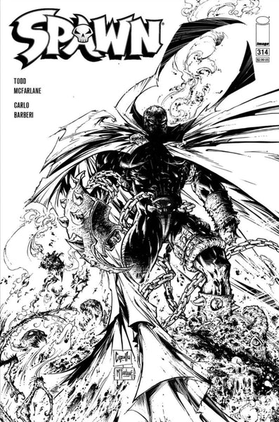 SPAWN - B&W VARIANT COVER BUNDLE - 4 ISSUES