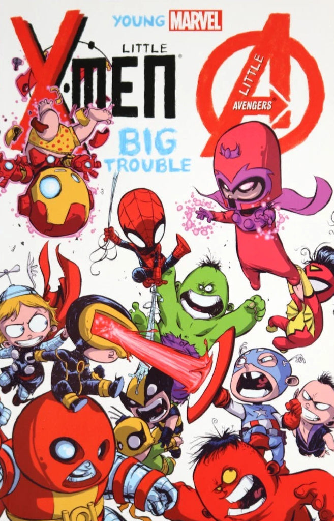 YOUNG MARVEL LITTLE X-MEN LITTLE AVENGERS BIG TROUBLE TPB SKOTTIE YOUNG