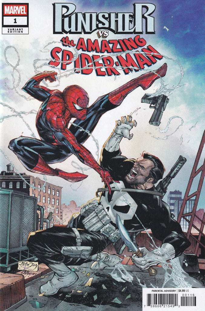 PUNISHER VS SPIDER-MAN #1 - 1:25 NETHO DIAZ VARIANT