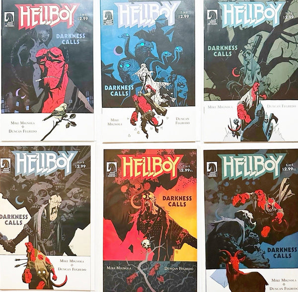 HELLBOY DARKNESS CALLS - COMPLETE SERIES - 6 ISSUES
