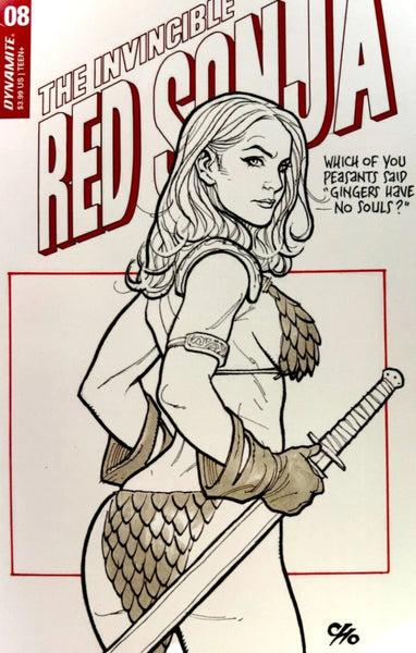 RED SONJA - FRANK CHO COVER BUNDLE - 6 BOOKS