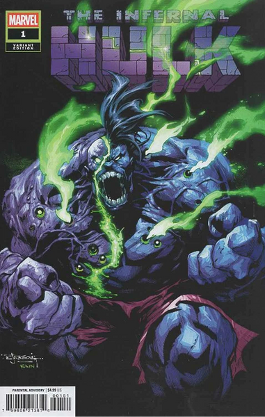 INFERNAL HULK #1 - COVER COLLECTION - 4 BOOKS