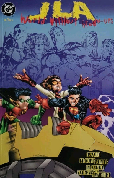 JLA WORLD WITHOUT GROWN-UPS - COMPLETE SERIES - 2 ISSUES