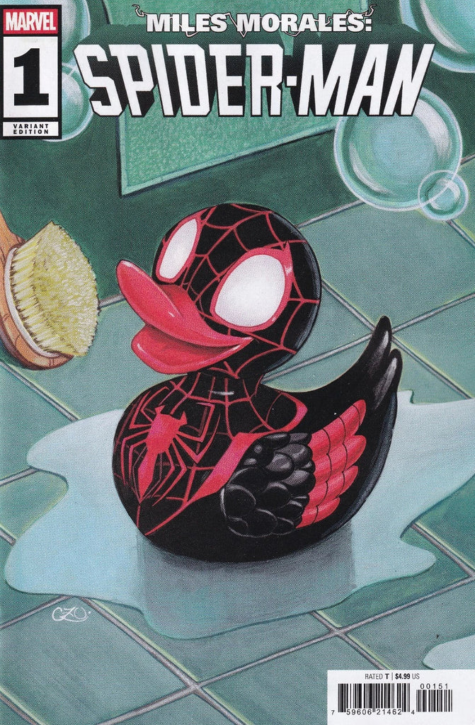 MILES MORALES SPIDER-MAN #1 CHRISSIE ZULLO MARVEL DUCK VARIANT