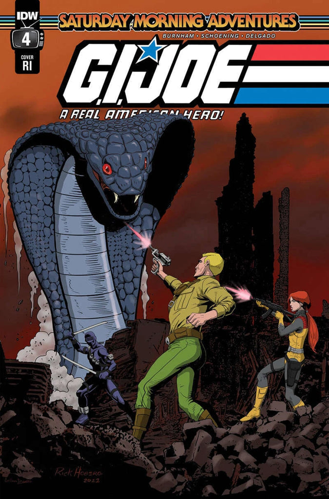 GI JOE A REAL AMERICAN HERO SATURDAY MORNING ADVENTURES #4 - 1:10 VARIANT