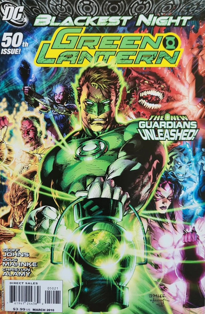GREEN LANTERN #50 - 1:25 JIM LEE BLACKEST NIGHT VARIANT