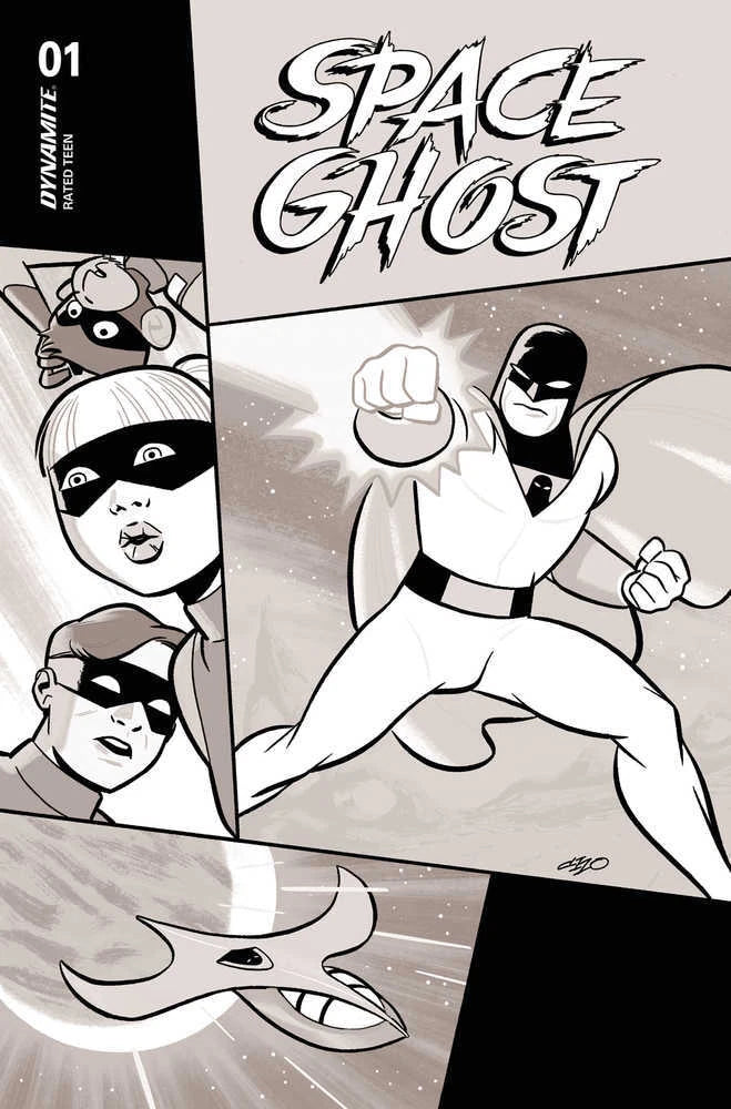 SPACE GHOST #1 - 1:20 MICHAEL CHO LINE ART VARIANT