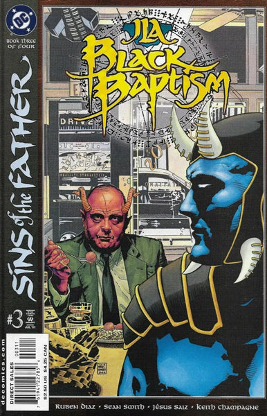 JLA BLACK BAPTISM COMPLETE SET - 4 ISSUES