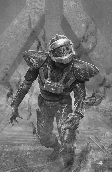 POWER RANGERS BJORN BARENDS 1:10 B&W VIRGIN ZOMBIE VARIANT COVER COLLECTION - 9 ISSUES