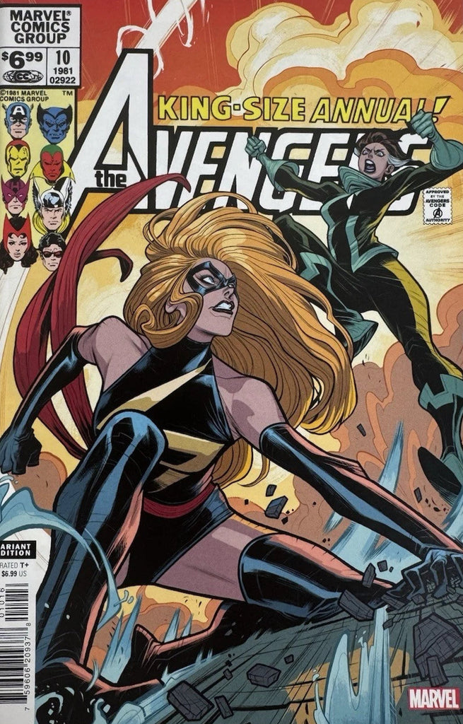 AVENGERS ANNUAL #10 FACSIMILE - 1:25 TORQUE VARIANT - 🔑 1ST ROGUE