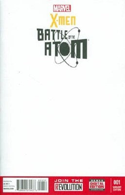 X-MEN BLANK VARIANT COVER LOT - 6 ISSUES