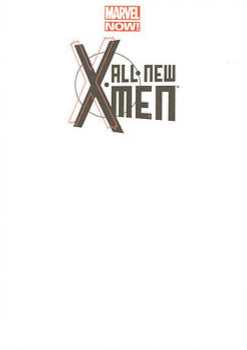 X-MEN BLANK VARIANT COVER LOT - 6 ISSUES