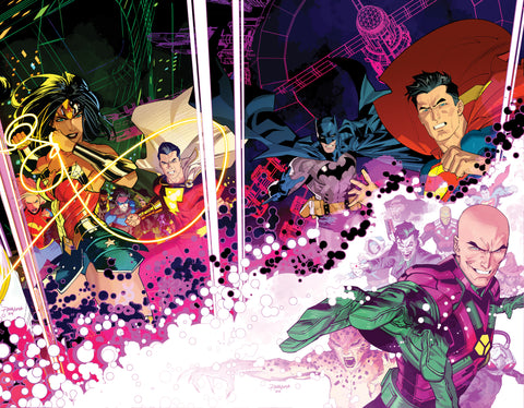 JUSTICE LEAGUE FOLDED PROMO POSTER BUNDLE LOT 01