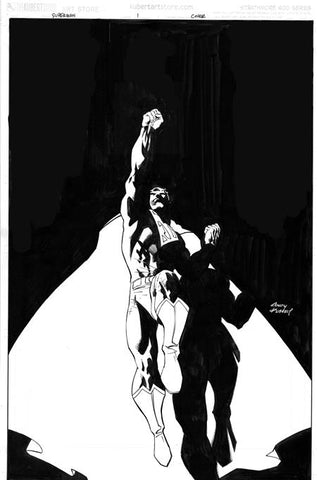 SUPERMAN #1 - 1:25 ANDY KUBERT BLACK & WHITE VARIANT