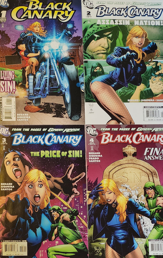 BLACK CANARY COMPLETE 4 ISSUE SET