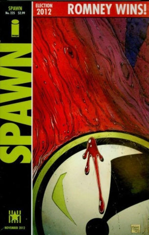 SPAWN #225 ROMNEY WATCHMEN HOMAGE VARIANT