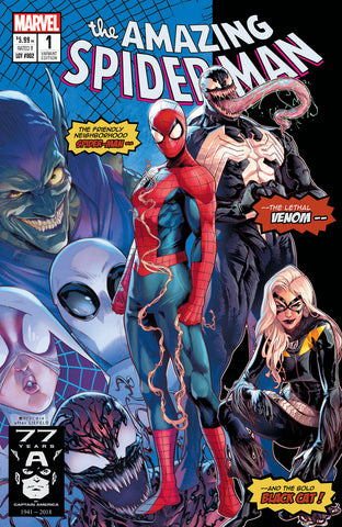 AMAZING SPIDER-MAN #1 - NEW MUTANTS 98 HOMAGE VARIANT COVER A