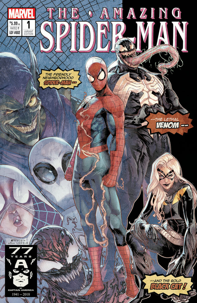 AMAZING SPIDER-MAN #1 - NEW MUTANTS 98 HOMAGE VARIANT COVER B