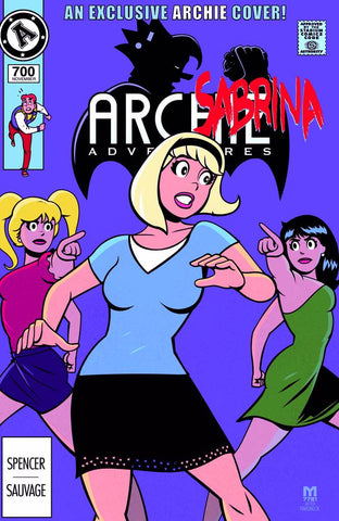 ARCHIE #700 SABRINA BATMAN ADVENTURES #12 HOMAGE VARIANT COVER