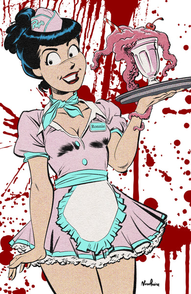 ARCHIE POP ART VARIANT COVER - VERONICA POPS CHOCKLIT SHOPPE