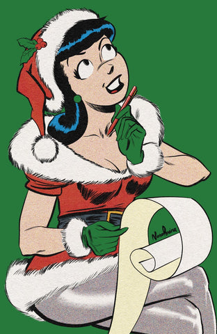 ARCHIE POP ART VARIANT COVER - VERONICA AT CHRISTMAS