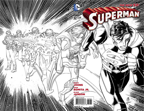 SUPERMAN #32 - 1:50 JOHN ROMITA JR VARIANT