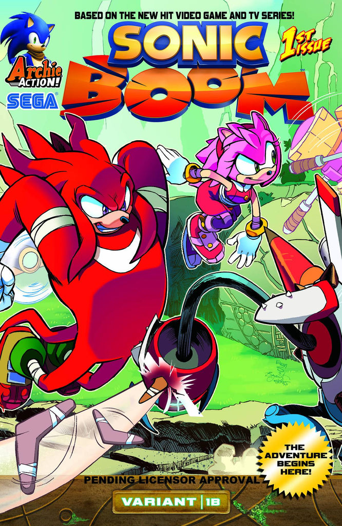 SONIC BOOM #1 VARIANT COVER 1B