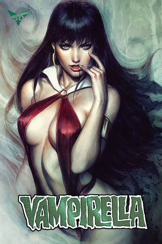 VAMPIRELLA #6 1:50 ARTGERM GREEN FOIL VARIANT