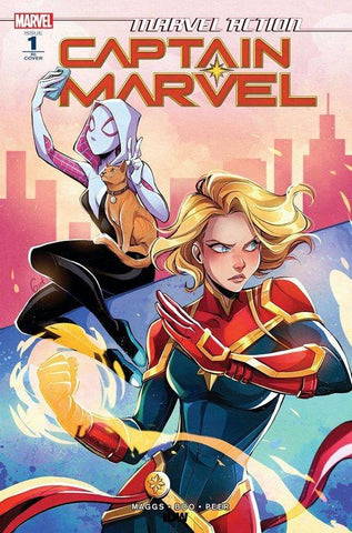 MARVEL ACTION CAPTAIN MARVEL #1 - 1:10 LUSKY SPIDER-GWEN VARIANT