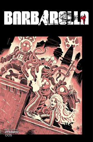BARBARELLA #5 TMNT HOMAGE PRE-ORDER