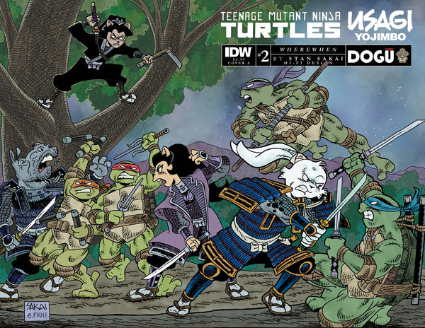 NINJA TURTLES USAGI YOJIMBO WHEREWHEN #2 PRE-ORDER