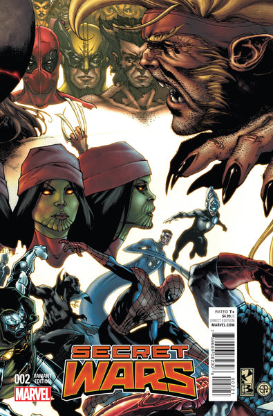 SECRET WARS #1 to #9 Complete Set - CONNECTING Variant Covers