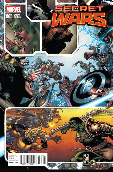 SECRET WARS #1 to #9 Complete Set - CONNECTING Variant Covers
