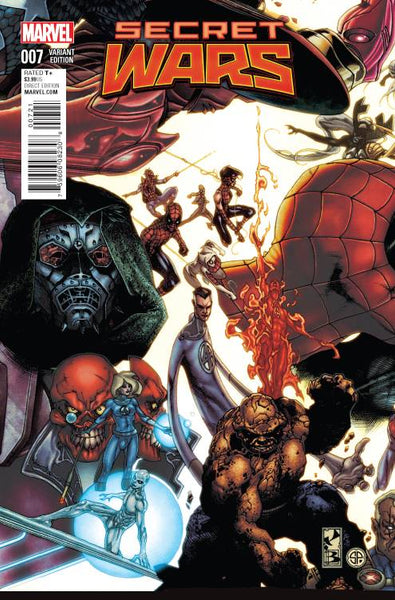 SECRET WARS #1 to #9 Complete Set - CONNECTING Variant Covers