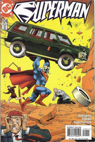 SUPERMAN #124 ACTION COMICS #1 HOMAGE