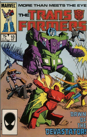 TRANSFORMERS #10 🔑 1ST CONSTRUCTICONS DEVASTATOR