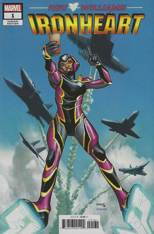 IRONHEART #1 HUMBETO RAMOS VARIANT